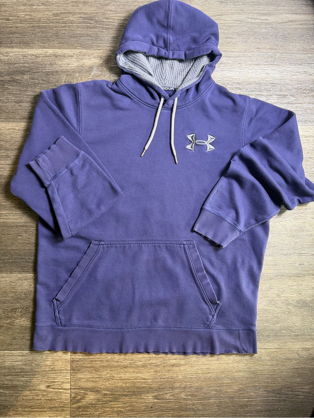 Under Armour Navy Blue Hooded Pullover Sweatshirt